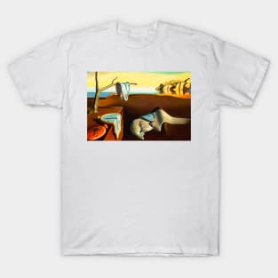 Salvador Dali The Persistence of Memory Print Surrealism T-Shirt